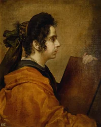 Portrait presumed to be Juana Pacheco as a Sibyl